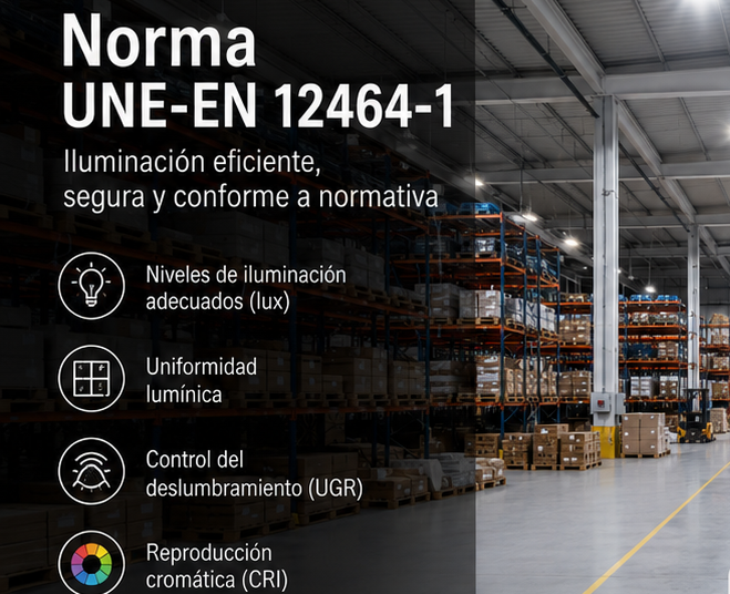 Norma UNE-EN 12464-1: la guía definitiva para diseñar una iluminación industrial eficiente y conforme a normativa